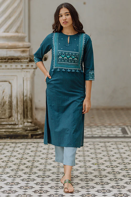 Embroidered Kurta